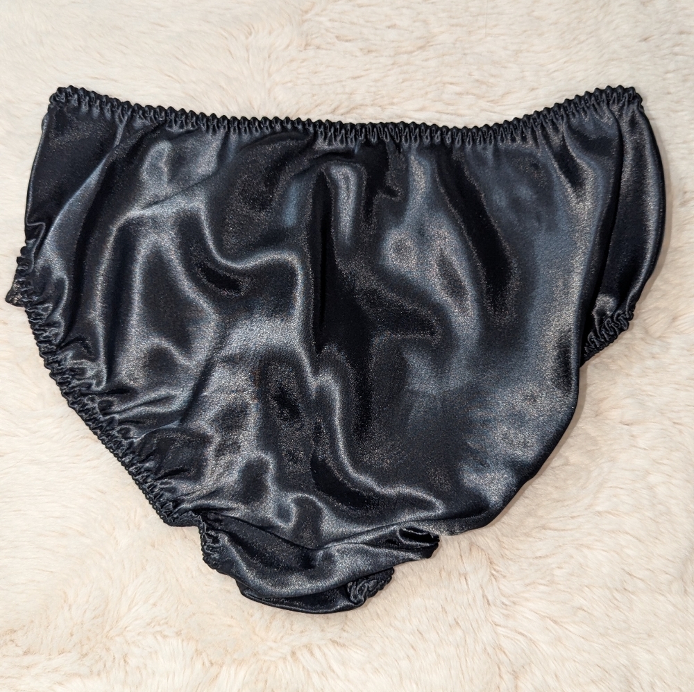 Vintage Jo Intimates Satin Black Panties Medium NWT - Picture 5 of 7